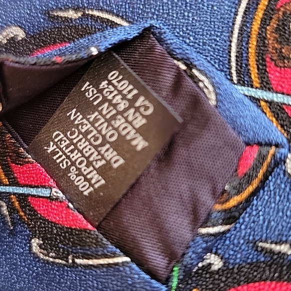 VINTAGE Star Wars  Obi Wan Kanobi Neck Tie Star Wars Bundle Jedi Repeat  Navy - Picture 12 of 15